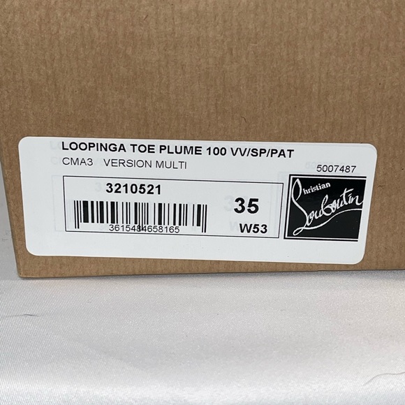 Christian Louboutin Loopinga Toe Plume 100 - Picture 8 of 11